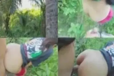 Jalan Pagi Pacar Mampir Kebun Langsung Ngewe Liar Basah